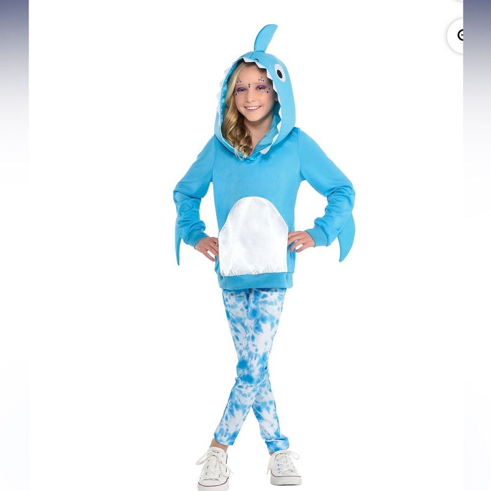 FIN-TASTIC Kids shark Halloween costume size small